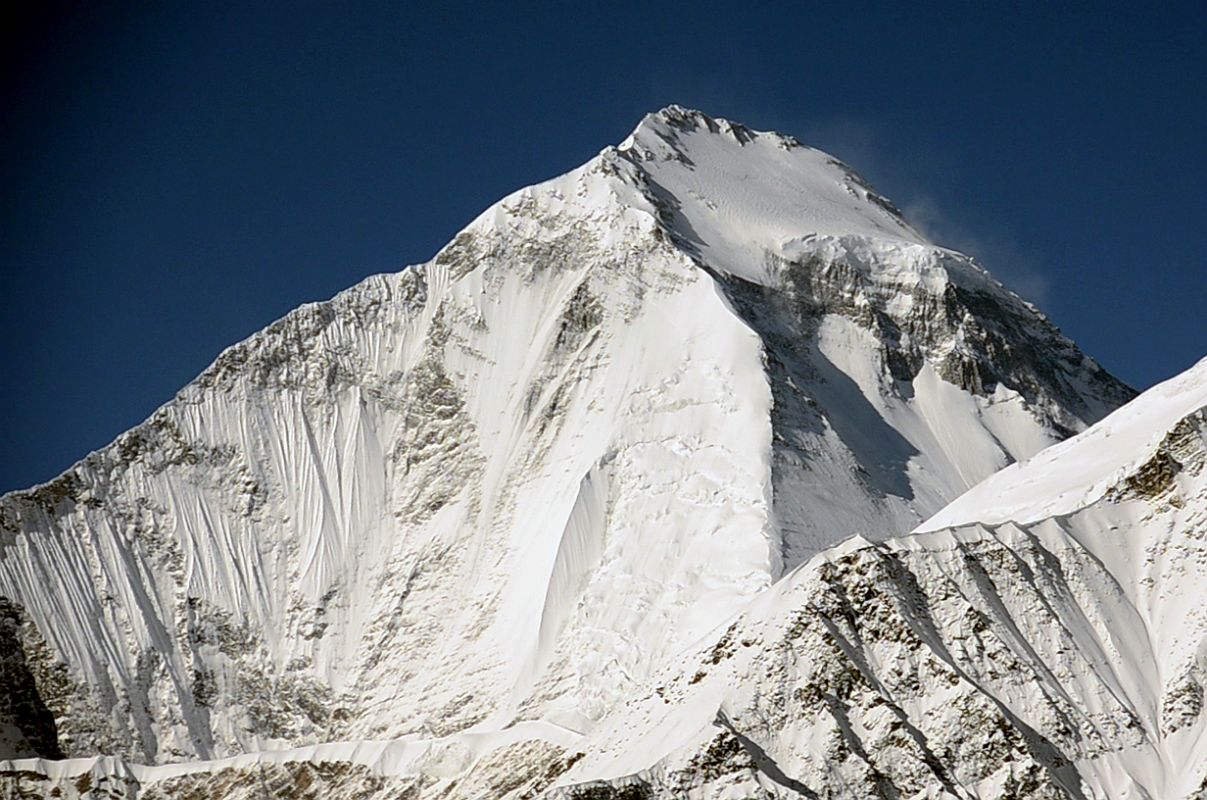 02 Dhaulagiri Close Up From The Slope Above Yak Kharka On The Trail To Kalopani Around Dhaulagiri 